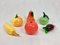 Mid-Century Art Glass Fruits, 1970s, Set of 6 6