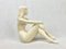 Vintage Nude Frauenstatue von Jihokera Bechyně, 1950er 3