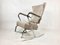 Rocking Chair Vintage en Chrome, 1950s 9