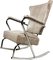 Vintage Rocking Chair in Chrome, 1950s 1