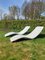 Fiberglass Outdoor Lounge Chairs attributed to Charles Zublena, 1960s, Set of 2 6