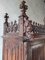 Großer Gothic Revival Schrank aus geschnitztem Nussholz, Frankreich, 1890er 4