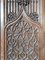 Large Gothic Revival Carved Walnut Armoire, France, 1890s 8