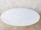 Tavolo da pranzo ovale in marmo di Carrara bianco attribuito a Carlo Scarpa, Italia, anni '70, Immagine 7