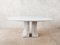 White Carrara Marble Oval Dining Table attributed to Carlo Scarpa, Italy, 1970s 1