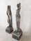 Geschnitzte Jugendstil-Statuen von zwei Posen Venus, 1910, Stein, 2er Set 10