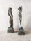 Estatuas modernistas de dos posadas talladas, 1910. Juego de 2, Imagen 3