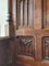Neo-Gothic French Hand-Carved Oak Hall Bench, 1870s, Image 16