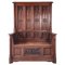 Neo-Gothic French Hand-Carved Oak Hall Bench, 1870s, Image 1