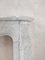 Französischer Trois Coquilles Kamin aus Carrara Marmor, 19. Jh 6