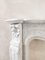 19th Century French Trois Coquilles Carrara Marble Fireplace, Image 8
