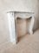 19th Century French Trois Coquilles Carrara Marble Fireplace, Image 11