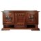 Walnut Sideboard with a Polished Finish attributed to Charles Dudouyt, 1940s, Image 1