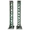 Industrial Patinated MDF Riveted Movie Props Columns, Set of 2, Image 1