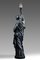 French Artist, Figure with Torch, 19th Century, Painted Cast Iron 3