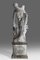 Italienischer Künstler, Bacchus mit Satyr, 20. Jh., Kalkstein-Statue 3
