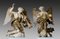 Polychrome Decorated Angels or Putti, Late 17th Century, Carved & Painted Wood, Set of 2, Image 2