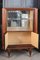 French Cherrywood Marquetry Vitrine attributed to Jules Leleu, 1930s 6