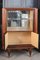 French Cherrywood Marquetry Vitrine attributed to Jules Leleu, 1930s, Image 6