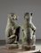 Embouts Sculptés en Lions Héraldiques, Angleterre, 19ème Siècle, Set de 2 3