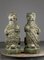 19th Century English Finials Carved as Heraldic Lions, Set of 2 2