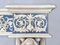 19th Century Blue and White Fireplace, 1885 3