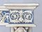 19th Century Blue and White Fireplace, 1885, Image 3