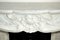 Early 19th Century French Rococo White Carrara Marble Grand Mantel Piece 5