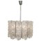 Vintage Italian Glass and Chrome Chandelier from Venini, 1970s, Image 6