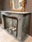 19th Century Vert Destours Marble Fireplace with Complete Cast Iron Hearth, Image 3