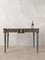 Italian Neoclassical Decorative Painted Console Table with Faux Marble Top 9