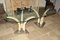 French Nickeled Brass and Resin Elephant Tusk Dining Table, 1960s 4
