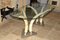French Nickeled Brass and Resin Elephant Tusk Dining Table, 1960s 9