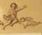 Putti o putti policromi intagliati, Paesi Bassi, XVII secolo, legno e vernice, set di 2, Immagine 5