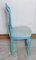 Dining Chairs with Azure Blue Patina, Set of 6 9