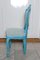 Dining Chairs with Azure Blue Patina, Set of 6 7