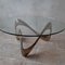 Mid-Century Aluminum and Glass Coffee Table attributed to Knut Hesterberg, 1960s 3