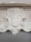 18th Century Italian Baroque Style Carrara Marble Fireplace 4