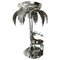 Vintage Silver Plated Stag and Palm Centerpiece from Valenti, 1960s 1