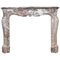 19th Century French Pink Marble Mantelpiece 1