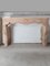 18th Century French Regency Limestone Mantelpiece in Peach Color, Image 2