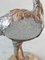 Ostrich Sculpture with a Murano Glass Egg by Gabriella Crespi, Italy, 1970s 5