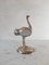 Ostrich Sculpture with a Murano Glass Egg by Gabriella Crespi, Italy, 1970s 2