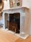 19th Century White Carrara Marble French Trois Coquilles Fireplace 3