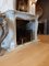 19th Century White Carrara Marble French Trois Coquilles Fireplace 2