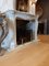 19th Century White Carrara Marble French Trois Coquilles Fireplace, Image 2