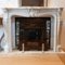 19th Century White Carrara Marble French Trois Coquilles Fireplace 7