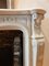 19th Century White Carrara Marble French Trois Coquilles Fireplace 5
