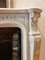 19th Century White Carrara Marble French Trois Coquilles Fireplace, Image 5