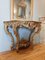 19th Century Gilt Wood Rococo Console Table with Red Marble Top 3